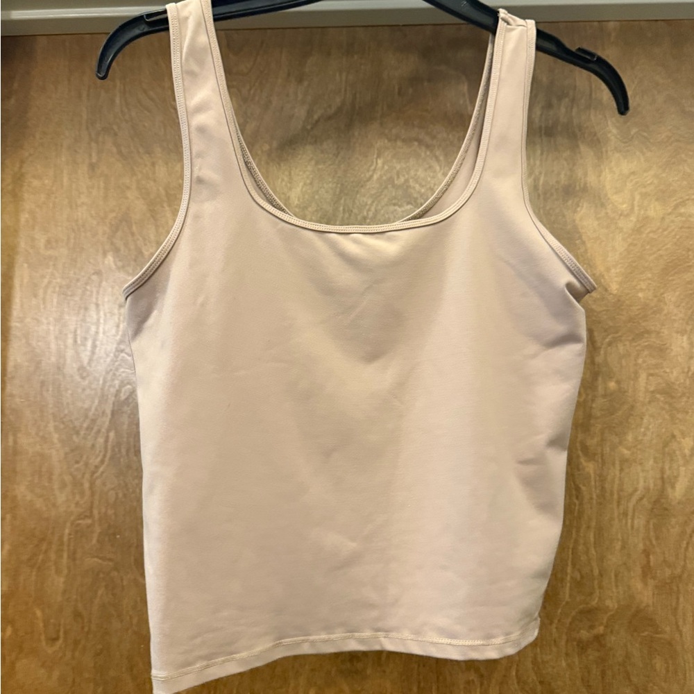 Abercrombie & Fitch Light Beige Scoop Neck Tank